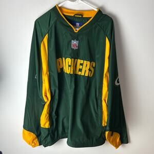 VTG Reebok Packers Windbreaker - Men's XL